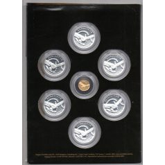   Nemzetünk Forradalmai sorozat 2,0g Au585 és 90g Ag999 emlékérmék gyűjtői albumban