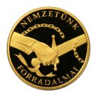 Nemzetünk Forradalmai sorozat 2,0g Au585 és 90g Ag999 emlékérmék gyűjtői albumban