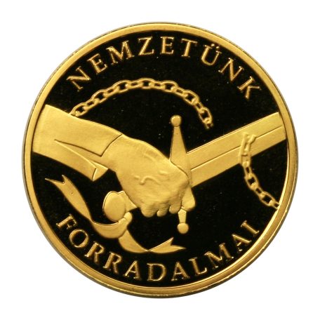 Nemzetünk Forradalmai sorozat 2,0g Au585 és 90g Ag999 emlékérmék gyűjtői albumban