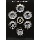 Nemzetünk Forradalmai sorozat 2,0g Au585 és 90g Ag999 emlékérmék gyűjtői albumban