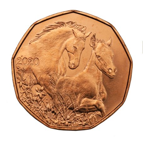 Ausztria 5 Euro 2020 Ló és csikó