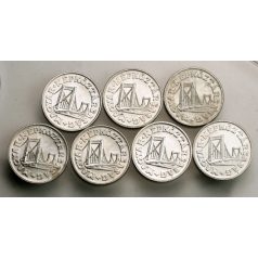   Magyar Népköztársaság aluminium 50 Fillér sor vegyes évszámok