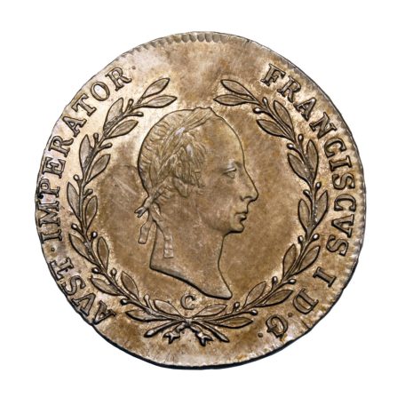 I. Ferenc 20 Krajcár 1830 C gEF-aUNC