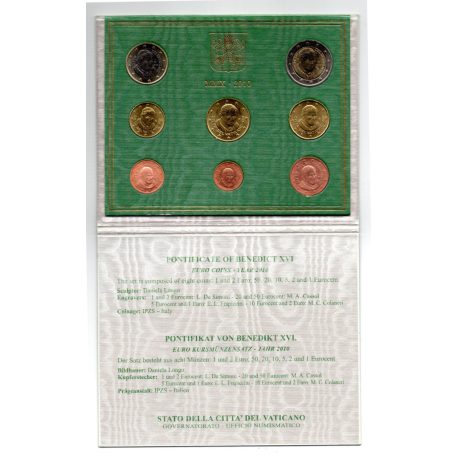 Vatikán EURO Forgalmi sor 2010