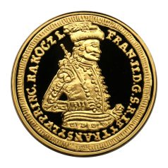   A legértékesebb magyar érmék II. Rákóczi Ferenc Dukát 1707 replika