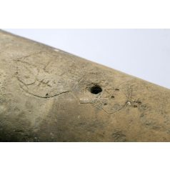   Régi antik kakasos kúpcserép koronás címeres díszítéssel