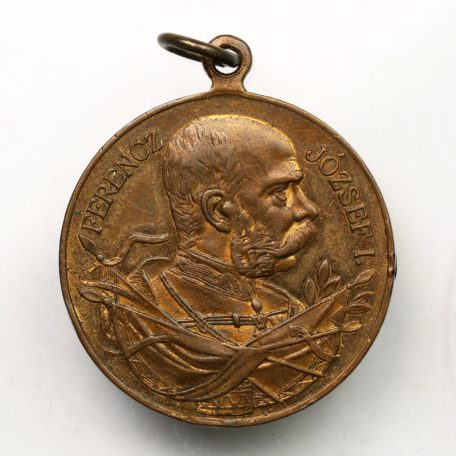 Ferenc József A veszprémi hadgyakorlat emlékére 1908 emlékérem