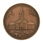 MÉE 9. Vándorgyűlés bronz emlékérem 1979 Szeged vastagveret 50 gramm
