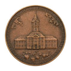   MÉE 9. Vándorgyűlés bronz emlékérem 1979 Szeged vastagveret 50 gramm