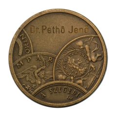   MÉE 15 éves a Csongrád Megyei szerzvezet bronz emlékérem 1984