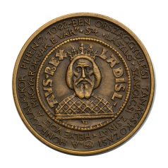   MÉE Szent László Szabolcsi Zsinat bronz emlékérem 1985 Nyíregyháza