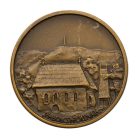MÉE Szent László Szabolcsi Zsinat bronz emlékérem 1985 Nyíregyháza