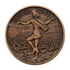 MÉE Bartók Béla bronz emlékérem 1981 Szeged