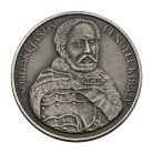 Sobieski János lengyel király -  Szécsény visszafoglalása emlékére ezüstözött bronz emlékérem 1983