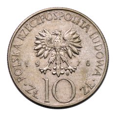 Lengyelország 10 Zloty 1976 Adam Mickiewicz