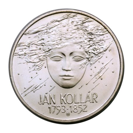 Szlovákia 200 Korona 1993 Ján Kollár 20g Ag750