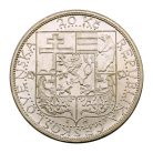 Csehszlovákia 20 Korona 1937 aUNC 12g Ag700