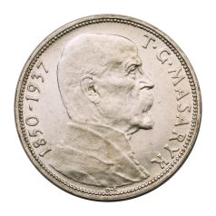 Csehszlovákia 20 Korona 1937 aUNC 12g Ag700