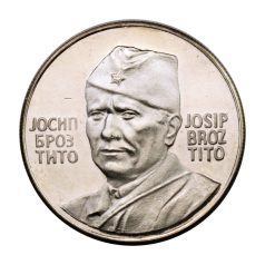   Jugoszlávia Josip Broz Tito ezüst emlékérem 1973 PP 8,4g Ag925