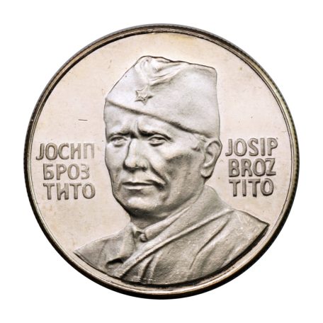 Jugoszlávia Josip Broz Tito ezüst emlékérem 1973 PP 8,4g Ag925