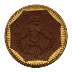   Német Birodalom Szászország Meiseni porcelán 5 Mákra 1921