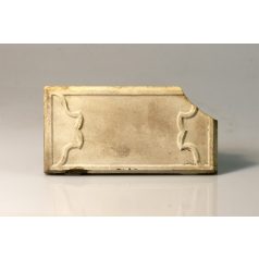 Zsolnay csempe, épületdísz 19. sz. máz nélküli