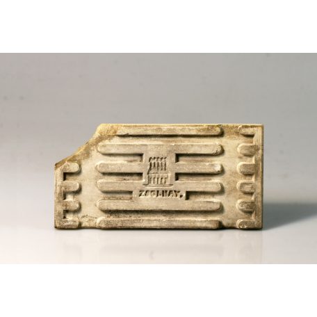 Zsolnay csempe, épületdísz 19. sz. máz nélküli