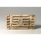 Zsolnay csempe, épületdísz 19. sz. máz nélküli