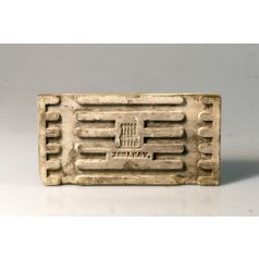 Zsolnay csempe, épületdísz 19. sz. máz nélküli