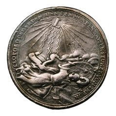   Buda visszafoglalása 1686 emlékérem XIX. századi öntvény