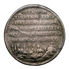 Buda visszafoglalása 1686 emlékérem XIX. századi öntvény