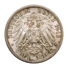 Poroszország II. Vilmos  3 Márka 1913 A 16,65g Ag900