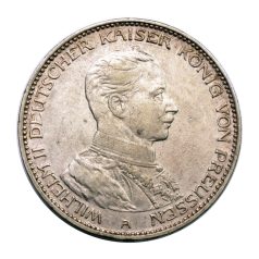 Poroszország II. Vilmos  3 Márka 1914 A VF 16,63g Ag900