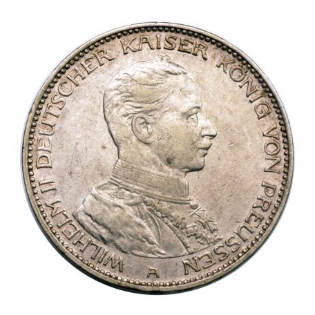 Poroszország II. Vilmos  3 Márka 1914 A VF 16,63g Ag900