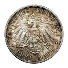 Poroszország II. Vilmos  3 Márka 1914 A aEF-EF 16,68g Ag900