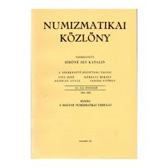 Numizmatikai Közlöny 90-91 évfolyam 1991-1992