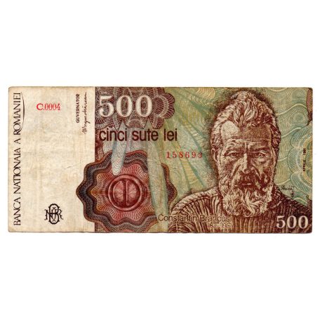 Románia 500 Lei Bankjegy 1991 P98b