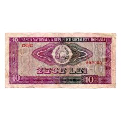 Románia 10 Lei Bankjegy 1966 P94a