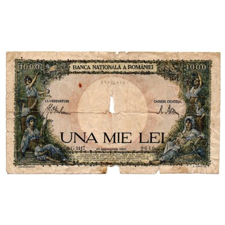 Románia 1000 Lei Bankjegy 1941 P52