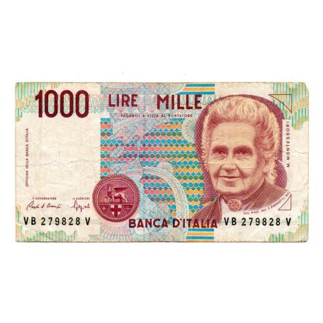 Olaszország 1000 Líra Bankjegy 1990 Pick:114.a