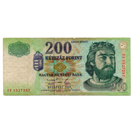 200 Forint Bankjegy 1998 FF VG