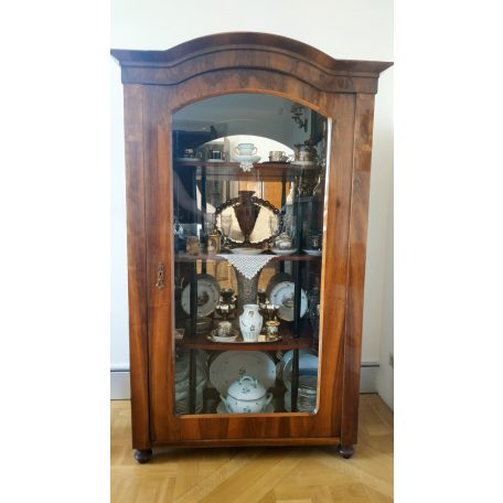 Antik biedermeier tükrös vitrin