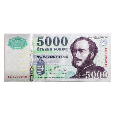 5000 Forint Bankjegy 2008 BB UNC