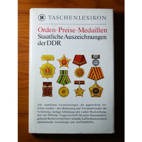Orden Preise Medaillen Staatliche Auszeichnungen der DDR
