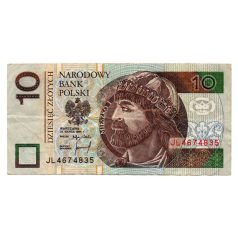 Lengyelország 10 Zloty Bankjegy 1994 P173a L196b