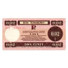 Lengyelország 2 Cent Bankjegy 1979 PSFX35 MB25a